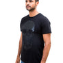 Unisex Matte Black Skull T-Shirt